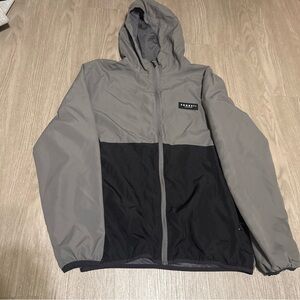 Sonneti London Men's Jacket - Grey L Grey and black Windbreaker Jacket